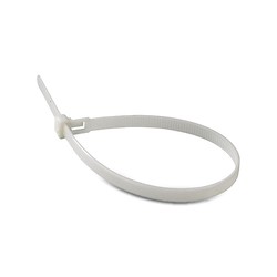 Elmateriel Kabelbinder 4,5*150 mm Hvid - UL94-V2, 100 stk./pakke.