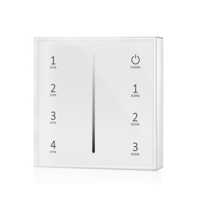 LEDlife rWave dæmper fjernbetjening - 4 zoner, batteri, vægmonteret