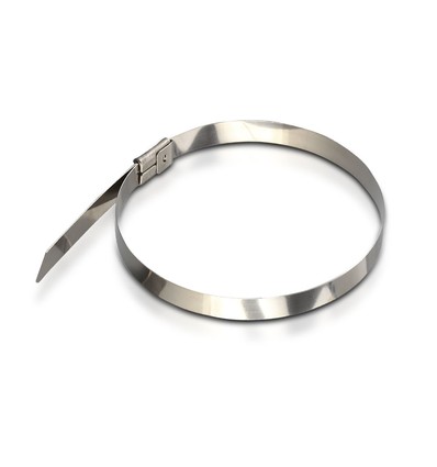 Rustfrit Kabelbinder, 100 stk - Bredde 4,6mm, 25 cm