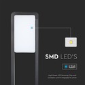 10W LED pullertlampe - Samsung chip, 6400K, IP65, sort hus