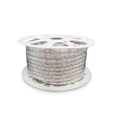 60 LED Stripelys 8.5W/m - 4000K, IP66, 220V, 50m/rulle 60 LED Stripelys 8.5W/m - 4000K, IP66, 220V, 50m/rulle