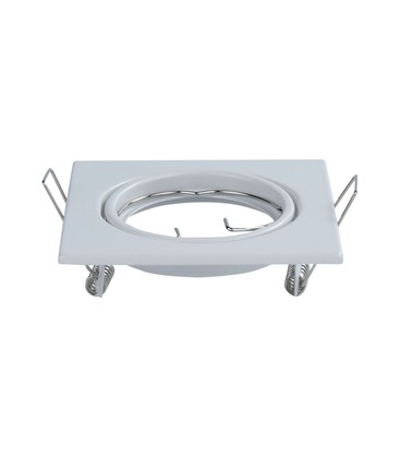 GU10 lampe - Firkantet, Hvid, 2 stk./pakke GU10 lampe - Firkantet, Hvid, 2 stk./pakke
