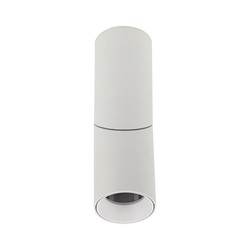 Elmateriel Påbygning Lampe GU10, hvid, 197mm