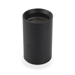 Elmateriel Påbygning GU10 - Højde: 100 mm, Sort