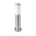 Pullertlampe med PIR Sensor E27 - Rustfrit Stål Hus (45 cm), Satin Nikkel, IP44