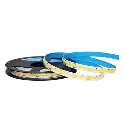5m 12W/m COB-LED strip, RA90 - 24V, IP20, 512 LED pr. meter, COB LED