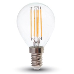 Producenter P45 LED Pære 6W E14 - Klart Glas, 2700K
