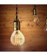 E14 6W LED kronepære - P45, Kultråd, klar glas