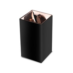 Producenter GU10 Lampe - Firkantet Sort+Rose Guld