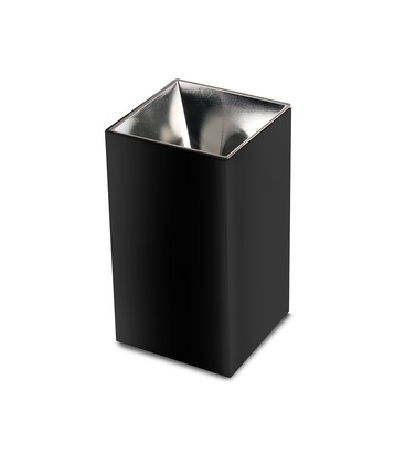 GU10 - lampe, firkantet, sort+krom GU10 - lampe, firkantet, sort+krom