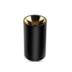 Producenter GU10 lampe - rund, sort, guld