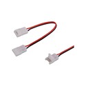 Stik til LED Strip 10mm - Dobbelt Hoved