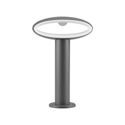 Producenter 9W LED pullertlampe - 3000K, mørk grå, IP54
