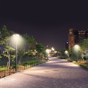 10W LED Solar Runde Have Lampe - Sensor RF Kontrol, 6500K, IP65