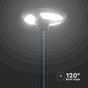 10W LED Solar Runde Have Lampe - Sensor RF Kontrol, 6500K, IP65