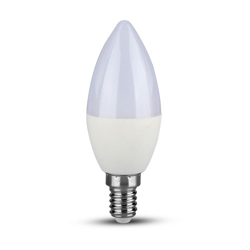5,5W LED kertepære E14 - Bulb, Samsung Chip, 6400K, Dæmpbar