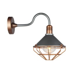Producenter Væglampe - Roseguld, Ned, IP65