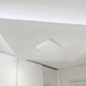 25W LED Loftlys - Samsung Chip, 3000K, Kvadratisk