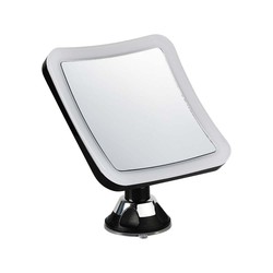 Producenter 3,2W LED Spejllampe - 3xAA Batteri, Sort Hus, 16,2x19,2cm.
