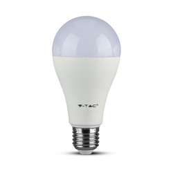 Producenter A65 LED Pære 17W E27 - Plastik, Samsung Chip, 4000K, Dæmpbar