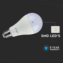 A65 LED Pære 17W E27 - Plastik, Samsung Chip, 4000K, Dæmpbar