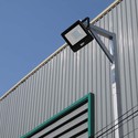 20W Projektør - PIR Sensor, Samsung Chip, 1m Kabel, 4000K, Sort Hus
