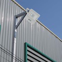 10W Projektør - PIR Sensor, Samsung Chip, 1m Kabel, 6500K, Hvidt Hus