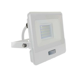 Producenter 20W projektør - PIR Sensor, Samsung Chip, 1m Kabel, 4000K, Hvid hus