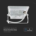 20W projektør - PIR Sensor, Samsung Chip, 1m Kabel, 4000K, Hvid hus