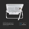 30W Projektør - PIR Sensor, Samsung Chip, 1m Kabel, 4000K, Hvid Hus