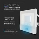 30W projektør PIR sensor Samsung chip 1m kabel 6500K hvid hus