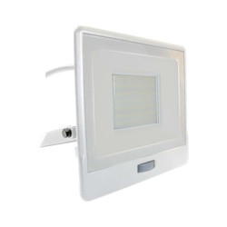 Producenter 50W projektør - PIR Sensor, Samsung Chip, 1m Kabel, 4000K, Hvid hus
