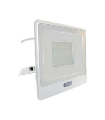 50W Projektør - PIR Sensor, Samsung Chip, 1M Kabel, 6500K, Hvid Hus 50W Projektør - PIR Sensor, Samsung Chip, 1M Kabel, 6500K, Hvid Hus