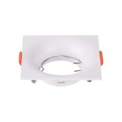 Producenter GU10 lampe - kvadratisk, hvid
