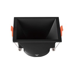Producenter GU10 lampe - kvadratisk sort