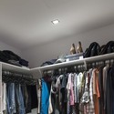 GU10 lampe - firkantet sort ramme + sort reflektor