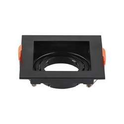 Producenter GU10 lampe - kvadrat, sort