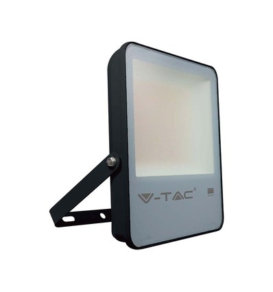 50W LED projektør med Samsung chip - 137lm/W, IP65, sort, 6500K, 5 års garanti