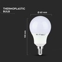 A60 pære 8,5W E14 - Plastik, Samsung chip, 4000K