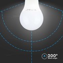 A60 pære 8,5W E14 - Plastik, Samsung chip, 4000K