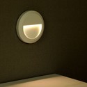 2W LED trinlys 4000K hvid hus rundt