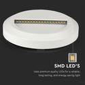 2W LED trinlys 4000K hvid hus rundt