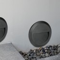 2W Trinlys - LED, 4000K, Sort hus, Rundt