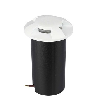 1W LED nedgravningsspot - Lys 3000K, Hvid
