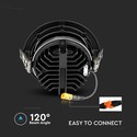 20W Reflektor - LED, COB, Downlight, Samsung Chip, 3000K, Sort.