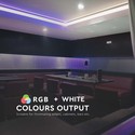 60 LED Stribe Lys 8W/m - RGB+W, IP20, 5m/rulle