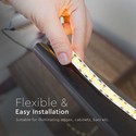 204 LED Stribe Lys 17W/m - 6400K, IP20, 5m/rulle