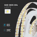 204 LED Stribe Lys 17W/m - 6400K, IP20, 5m/rulle