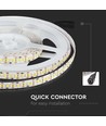 5m 17W/m LED strip, 204 LED pr. meter - 12V, IP20, 6500K, 120 grader, SMD2835