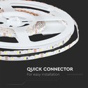 60 LED stribelys 5W/m S form - 6400K, 12V, IP20, 5m/rulle